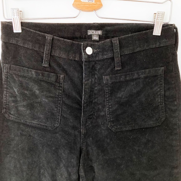 J. Crew Black Sailor Slim-wide Pant in Stretch Corduroy - 27T (Tall) - Picture 3 of 8